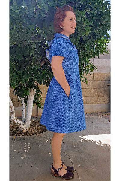 Koe's Forget-me-not Kelly dress