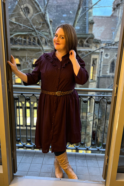 Kristen's Kelly shirt dress