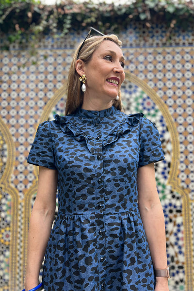 Aurelie's Forget-me-not Kelly dress
