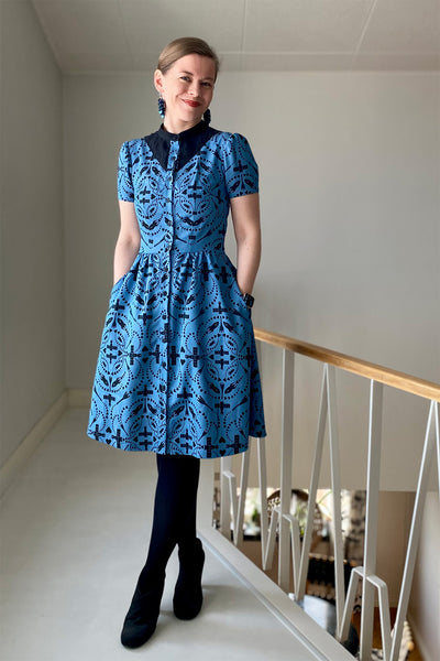 Marja's Forget-me-not Kelly dress