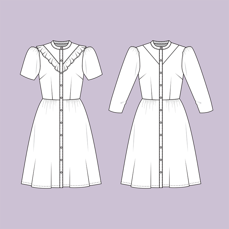 She's here! The Kelly shirt dress